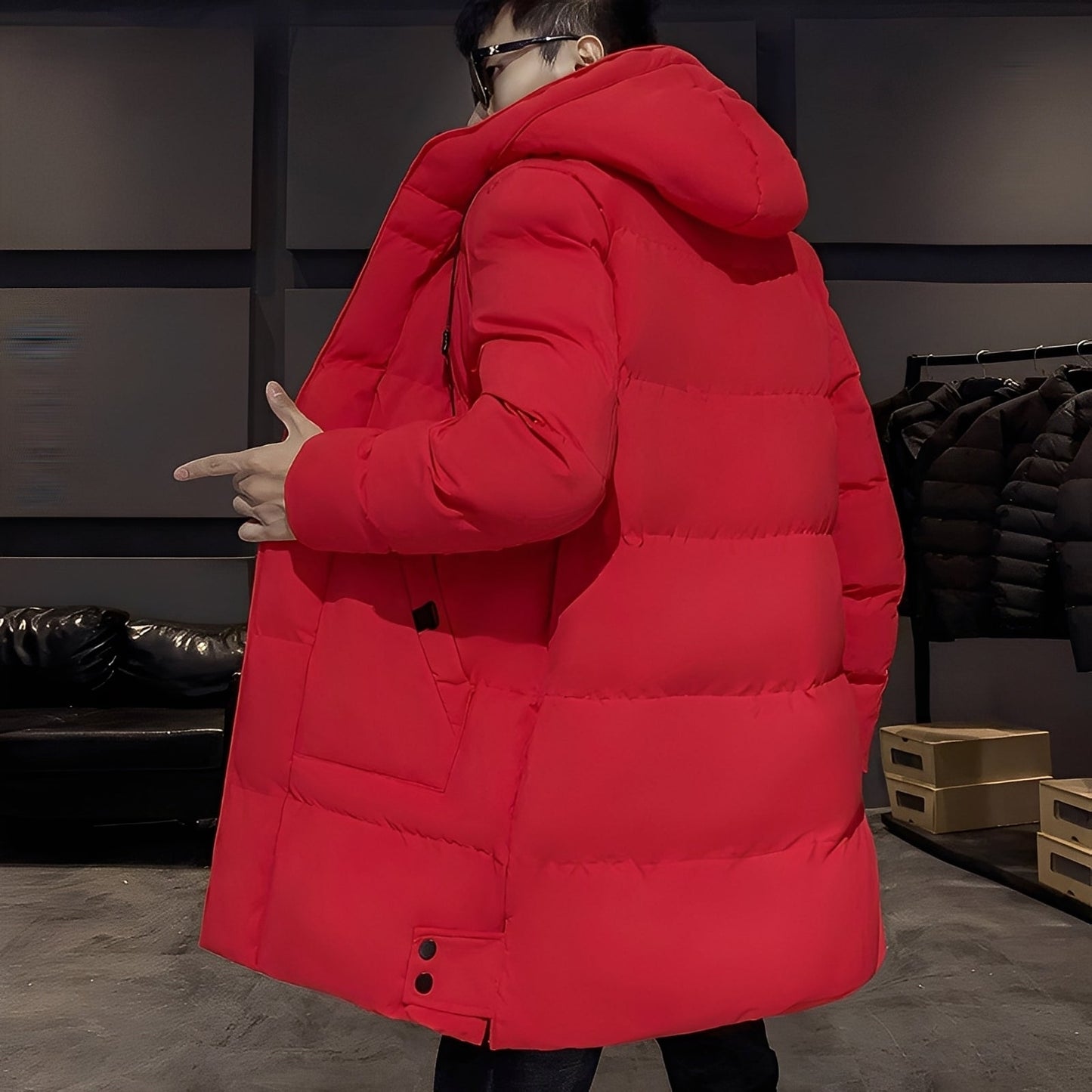 Bryan - Parka gruesa y moderna para hombres