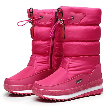 Leonard - Botines de invierno cálidos y gruesos para mujer