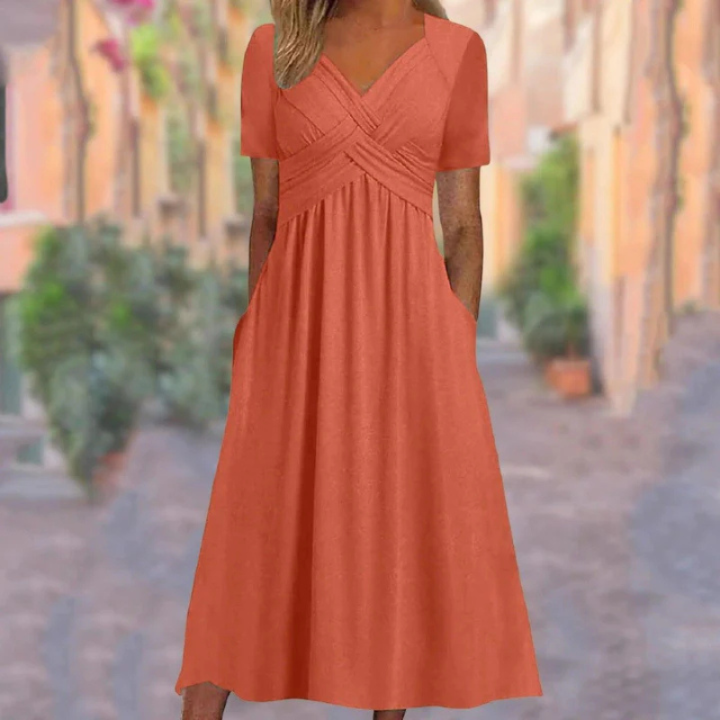 Mara – Suave Vestido en Línea A