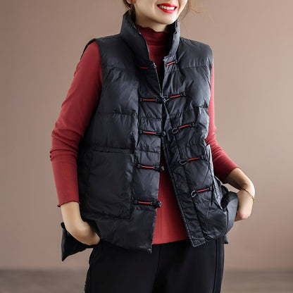 Amayah - Chaleco de invierno casual con bolsillos para mujeres