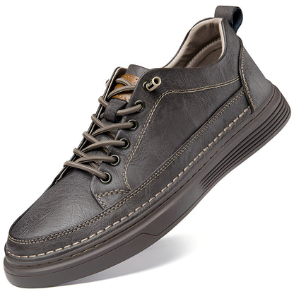 Damion - Zapatillas de Cuero Clásicas para Hombres
