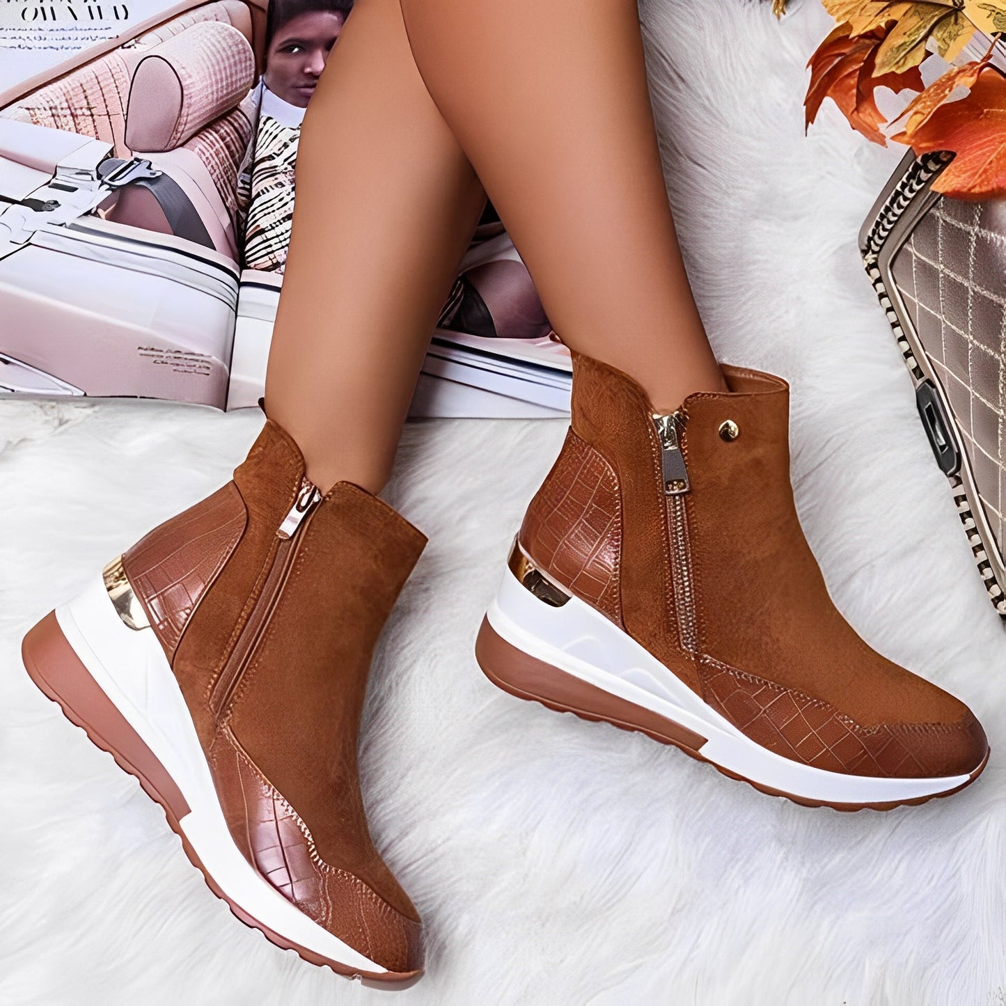 Yancy - Botas Cómodas y Casual para Mujeres