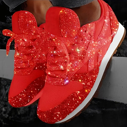Kaycee - Brillantes, sneakers casuales Muffin para mujer