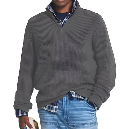 Nickolas - Suéter básico y cómodo para hombre