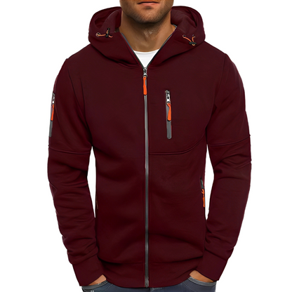 Miller - Chaqueta con Capucha y Cremallera para Hombres
