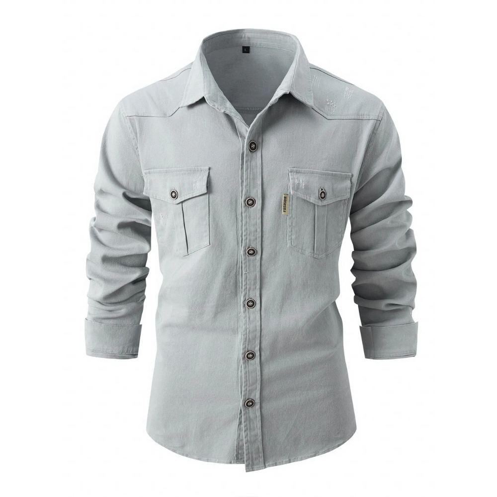Marlon - Camisa casual, cómoda y flexible para hombres