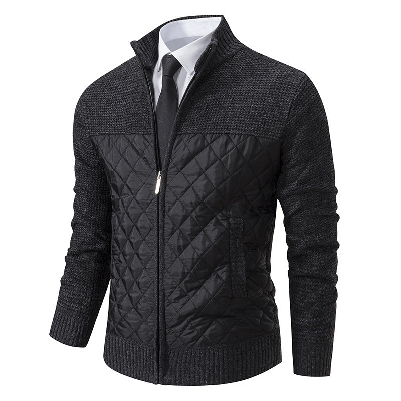 Denton - Chaqueta de sarga jacquard para hombres, elegante y acogedora