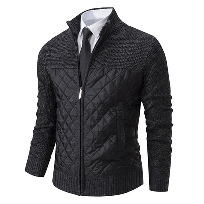 Denton - Chaqueta de sarga jacquard para hombres, elegante y acogedora