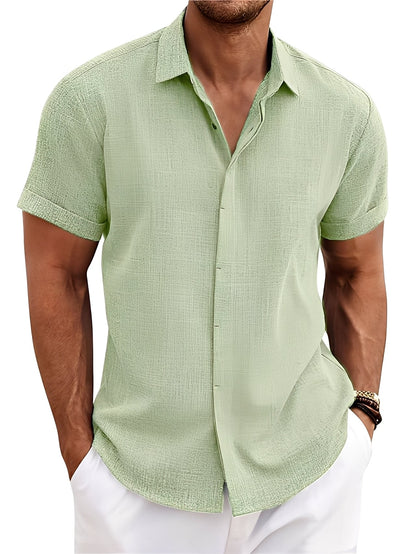Caelum - Camisa sencilla de manga corta para hombres