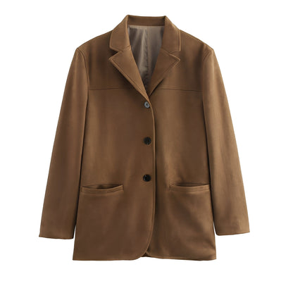 Ashlea - Blazer con Solapa y Falda Elegante para Mujeres