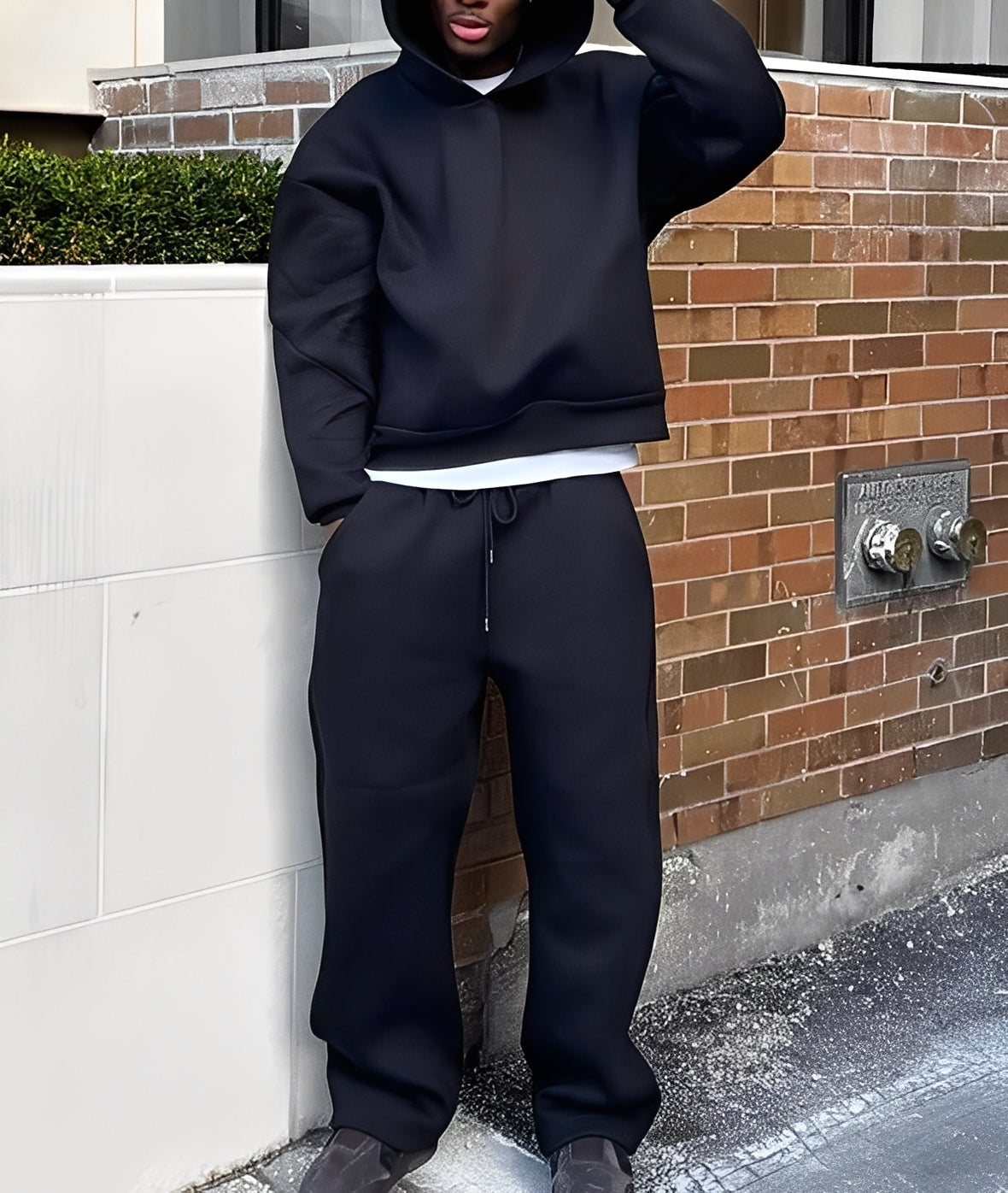 Marco - Set de sudadera con capucha oversize casual para hombres