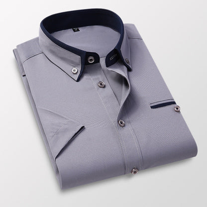 Gladwyn - Camisa Ajustada de Hombre para Uso Diario