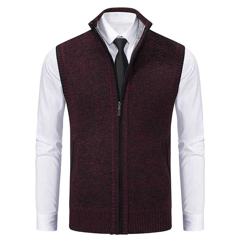 Damion - Suéter casual con forro polar para hombres