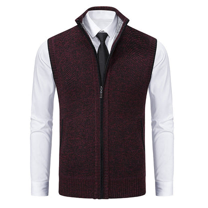 Damion - Suéter casual con forro polar para hombres