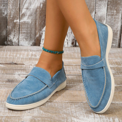 Yasmine - Zapatos de Gamuza Clásicos para Mujer
