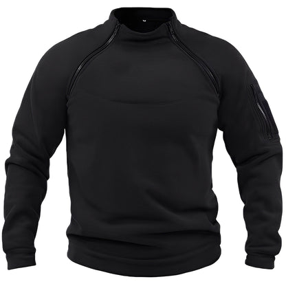 Wilbur - Chaqueta polar deportiva con cierre para hombres