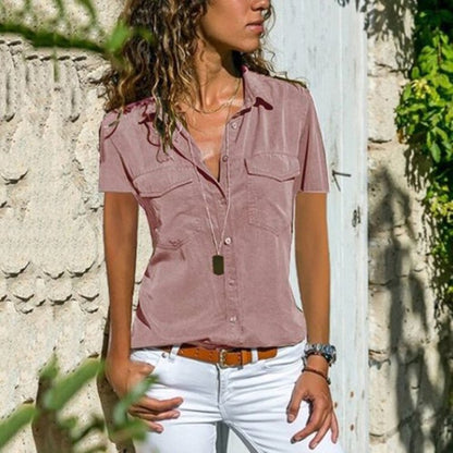 Florencia – Camisa urbana con mangas cortas