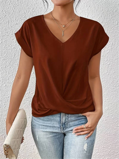 Zinnia – Playera Casual de Manga Corta