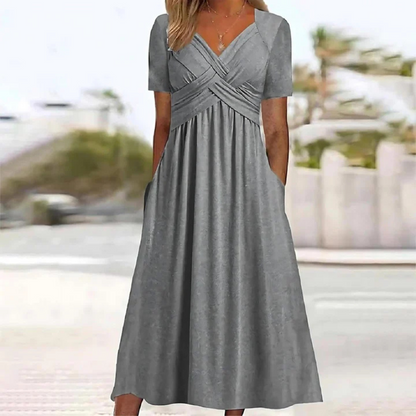 Mara – Suave Vestido en Línea A