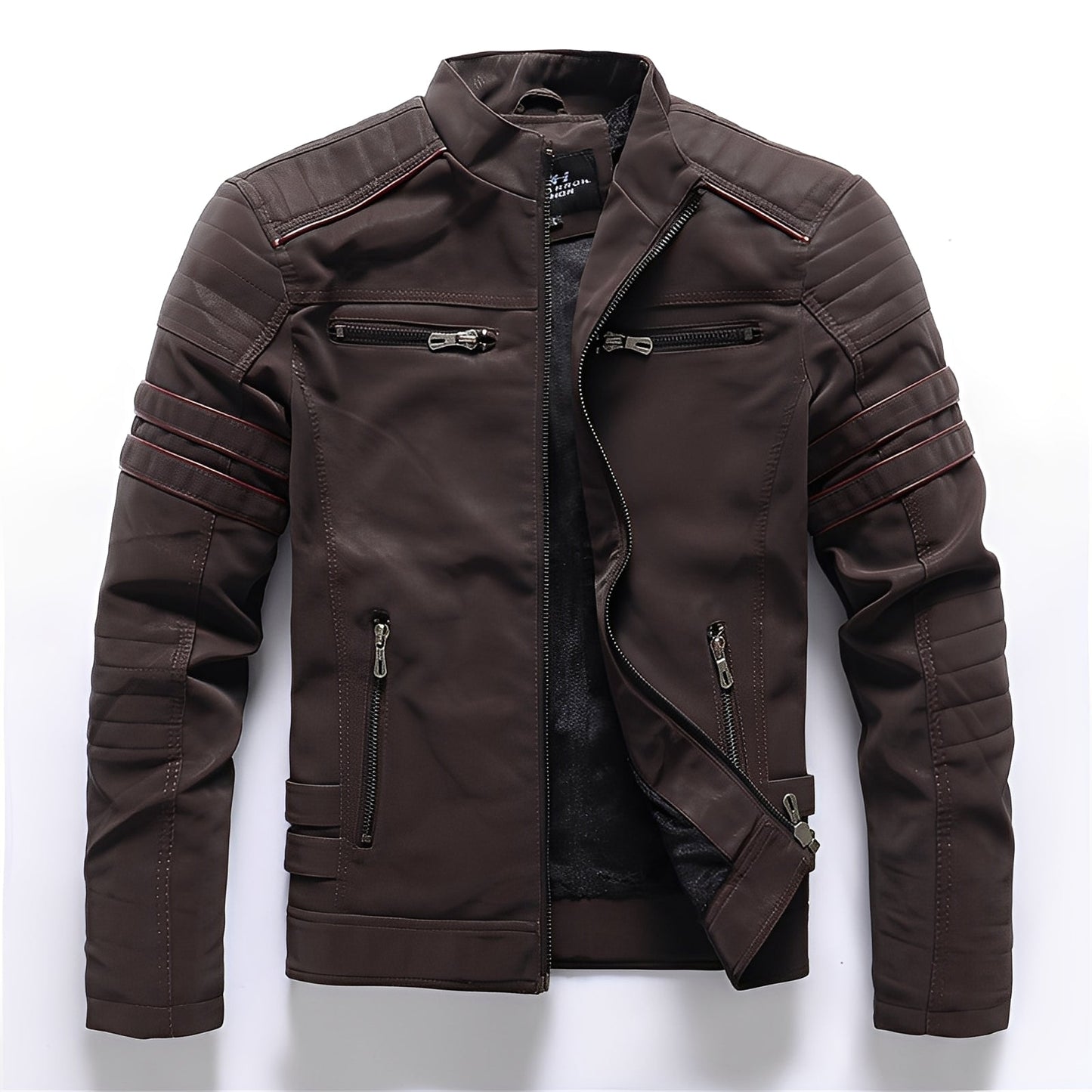 Dillan - Elegante chaqueta de cuero para moto para hombres