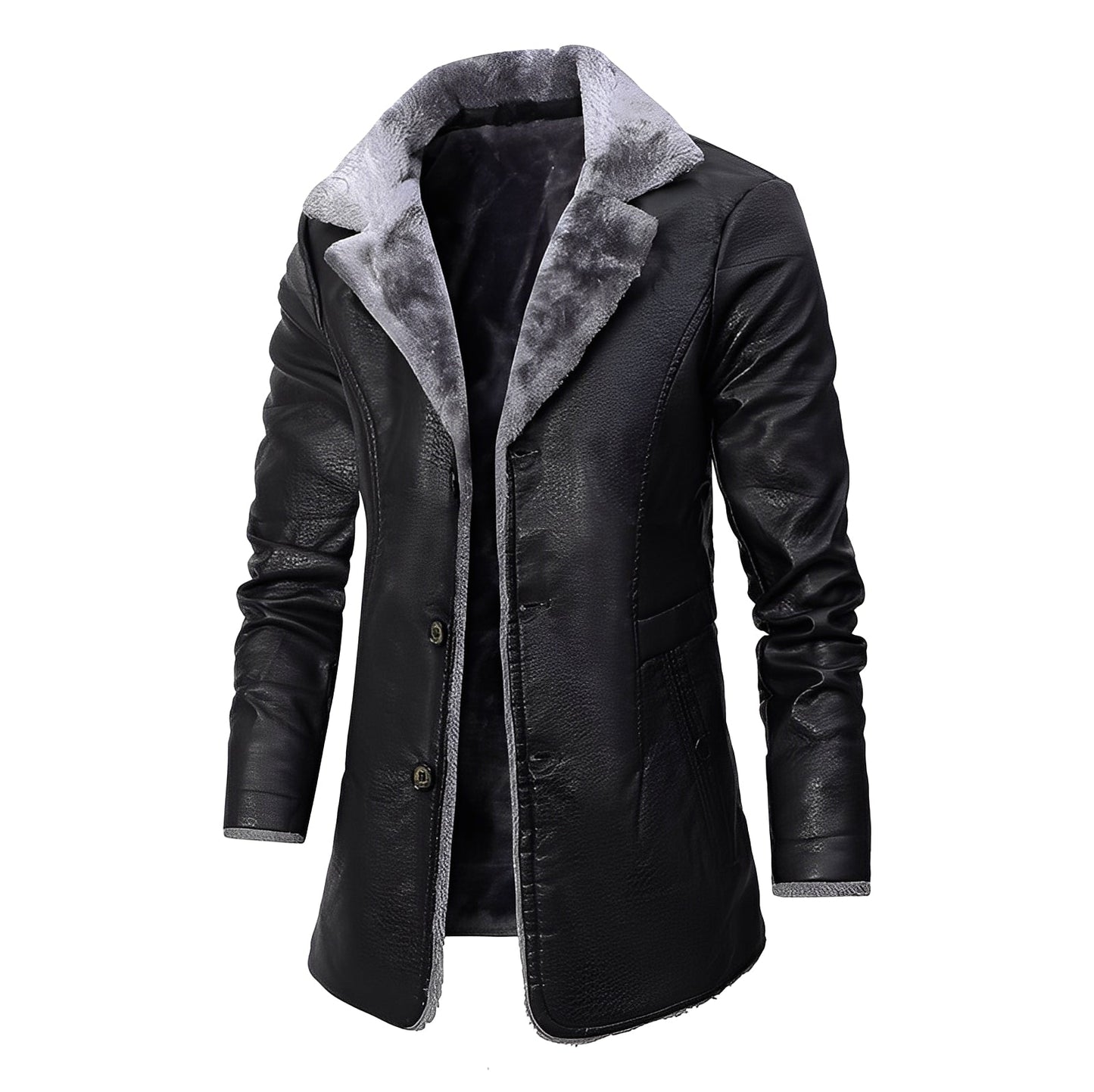 Wilton - Abrigo de peluche casual y caliente para hombres