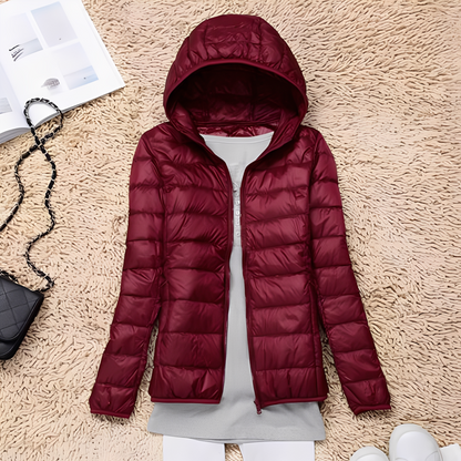 Lyndsay - Chaqueta de plumas ajustada y casual para mujer
