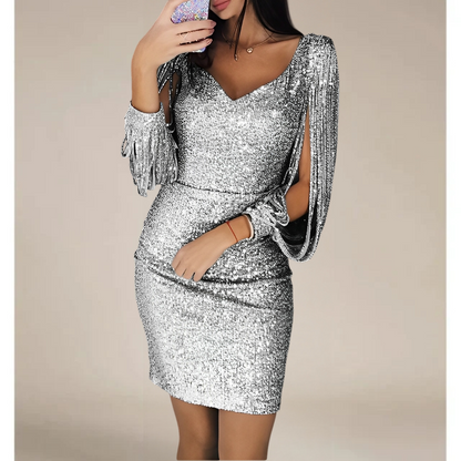 Anika – Vestido de Noche Brillante