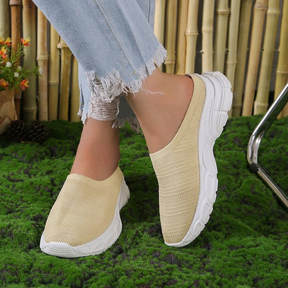 Malani - Zapato Deportivo Moderno sin Cordones con Plataforma para Mujer