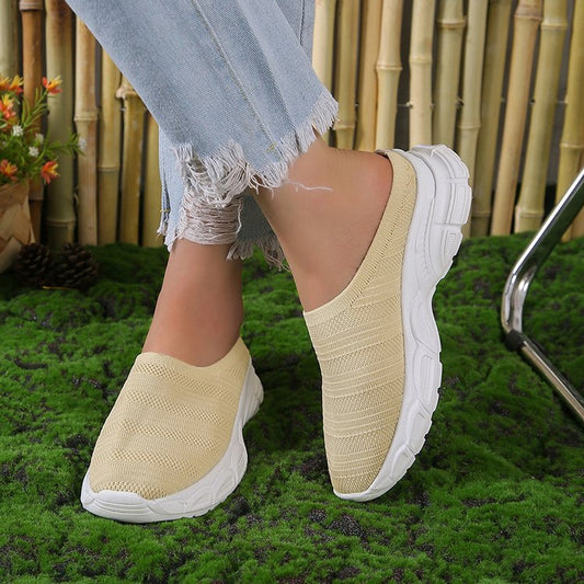 Malani - Zapato Deportivo Moderno sin Cordones con Plataforma para Mujer