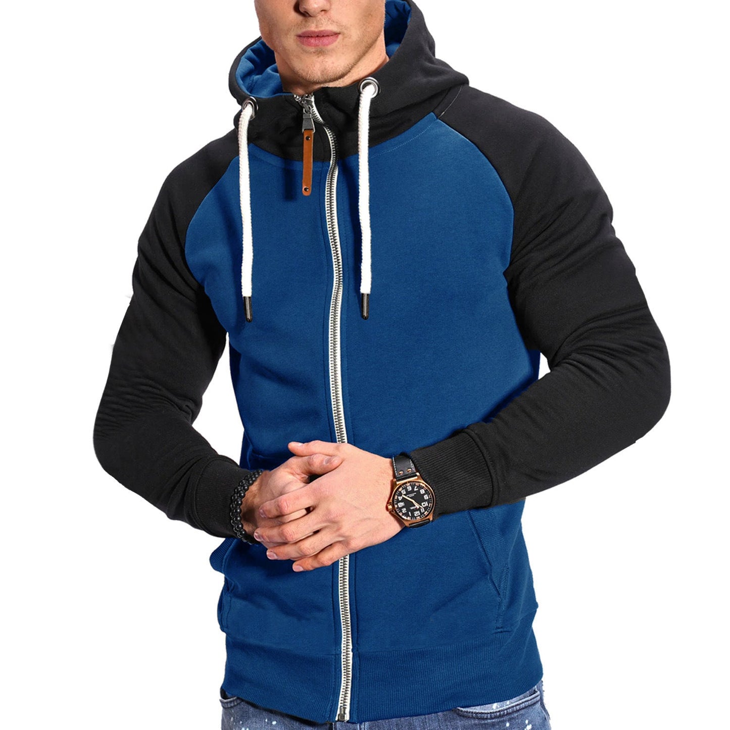 Marvin - Chaqueta deportiva actual con capucha para hombres