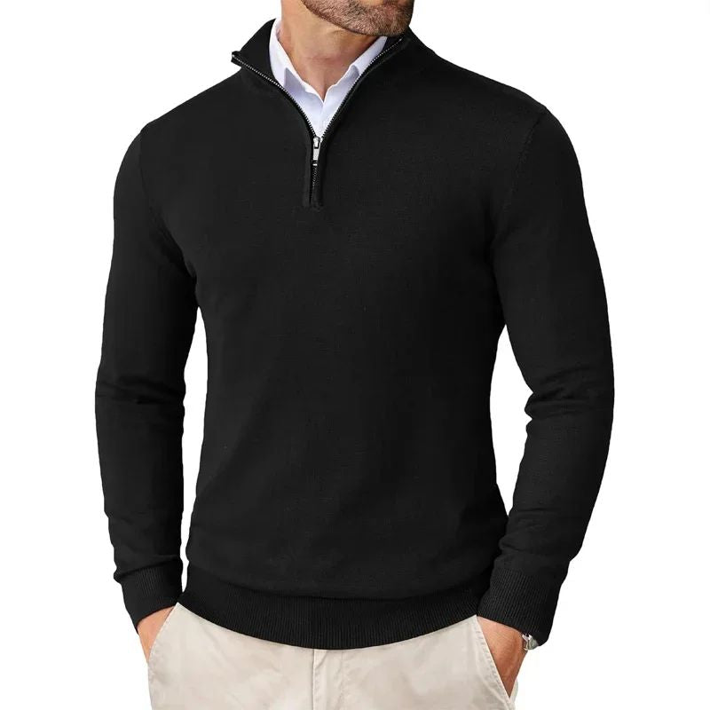 Bowen - Suéter para Hombre con Cremallera Moderna