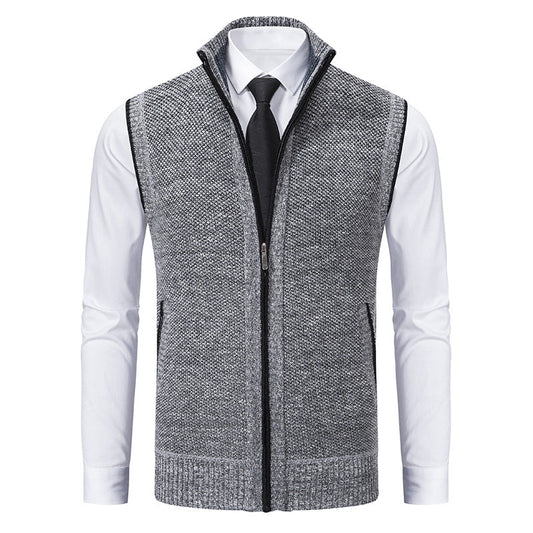 Damion - Suéter casual con forro polar para hombres