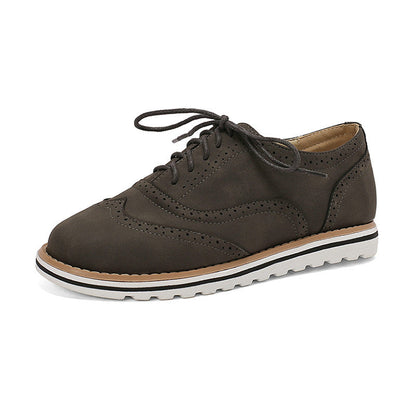 Gemma - Zapatos Derby Casual de Gamuza para Mujer