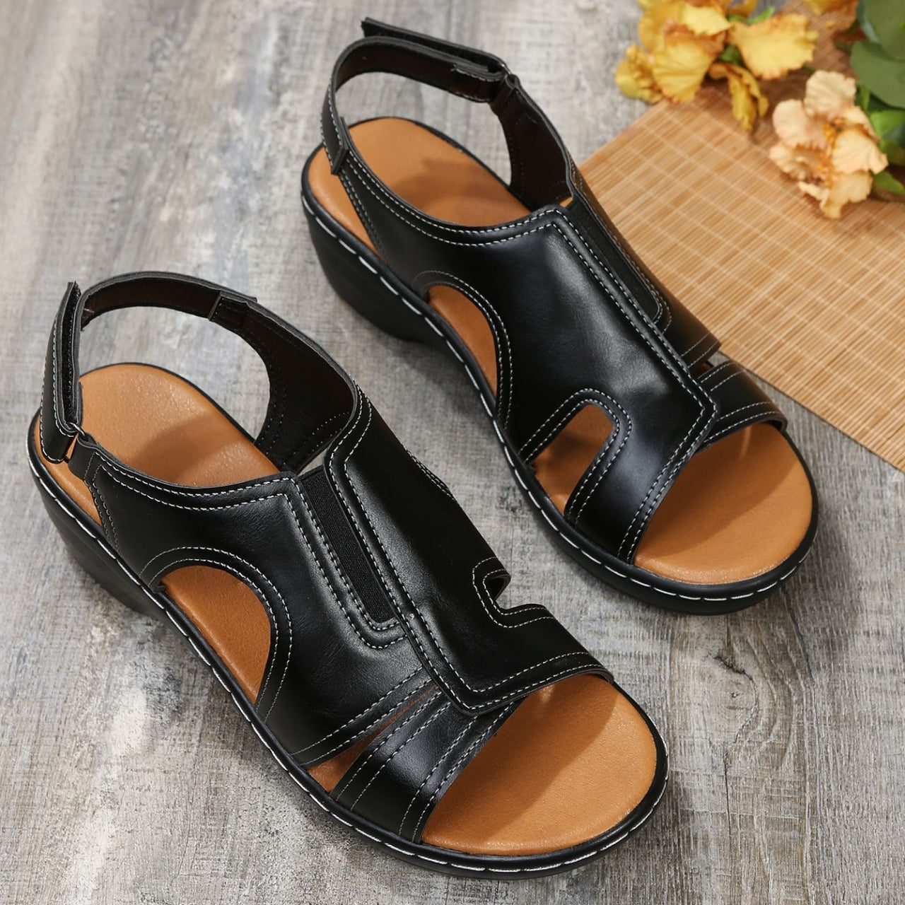 Duana - Zapatos casuales con tacón hueco para mujer
