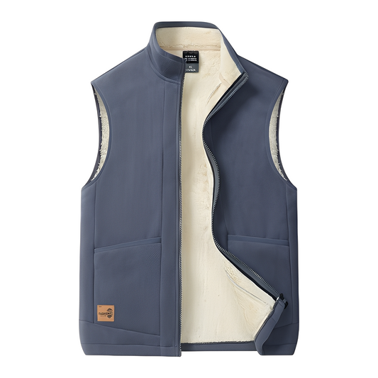 Daniel - Moderna y cálida chaqueta de hombre sin mangas, acolchada