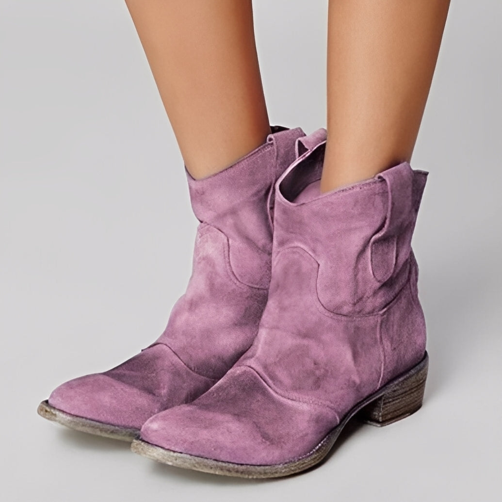 Margaret - Botas de cuero casuales para mujer