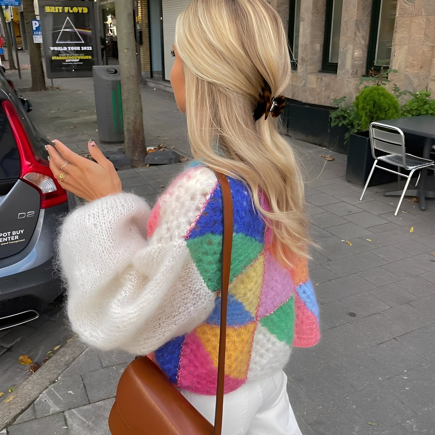 Luna - Suéter cálido con colores contrastantes para mujeres