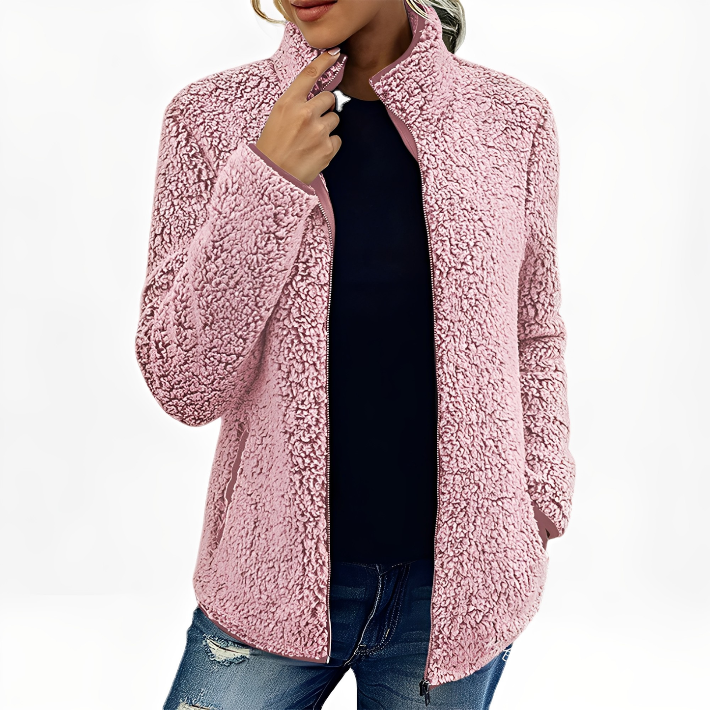Alethea - Abrigo elegante de polar para mujer