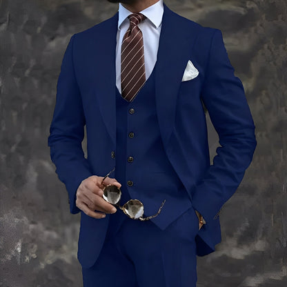 Elwyn - Traje para hombres de tres piezas, casual y formal