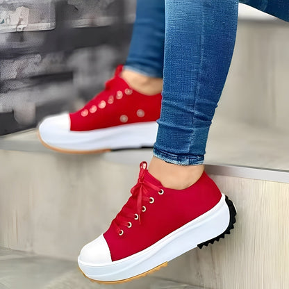 Mellony - Zapatos casuales con suelas gruesas para mujeres