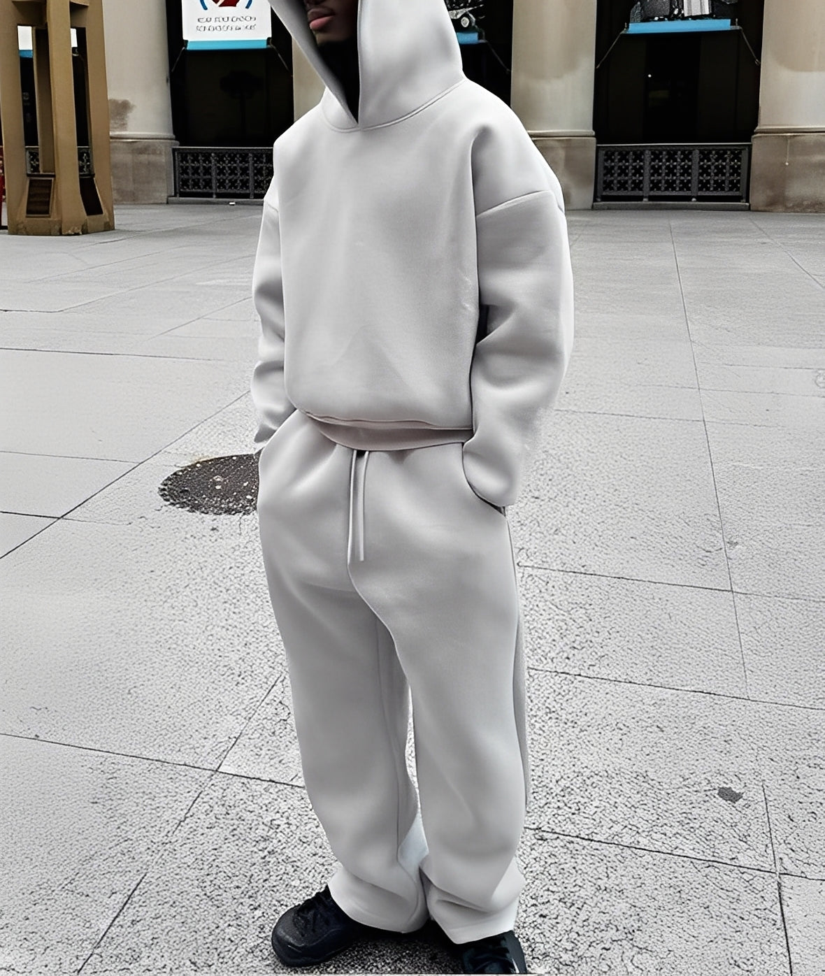 Marco - Set de sudadera con capucha oversize casual para hombres