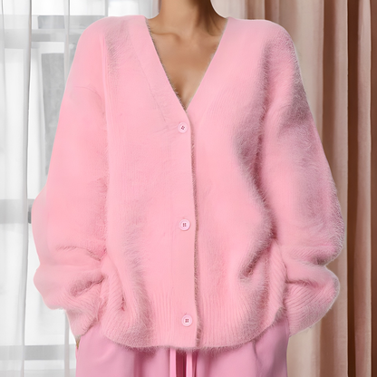 Emberly - Suéter de cachemira suelto y casual para mujeres