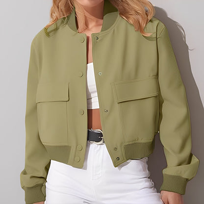 Marva - Chaqueta suelta y casual con grandes bolsillos para mujer