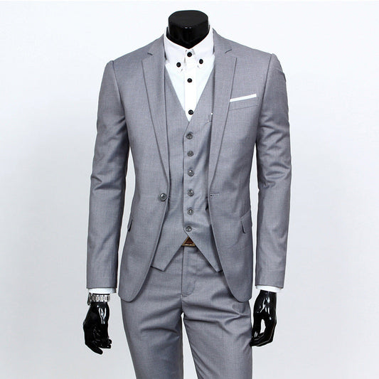 Reynard - Traje de negocios de 3 piezas elegante para hombres