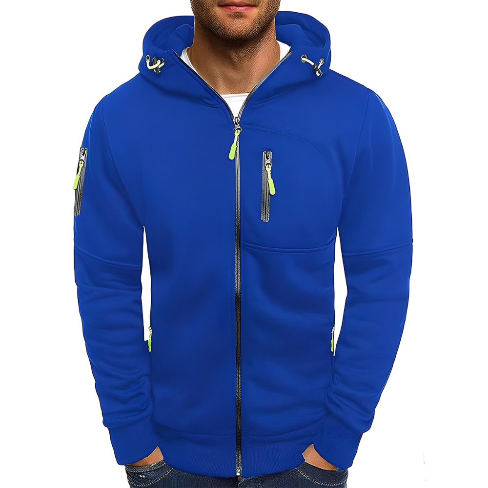 Miller - Chaqueta con Capucha y Cremallera para Hombres
