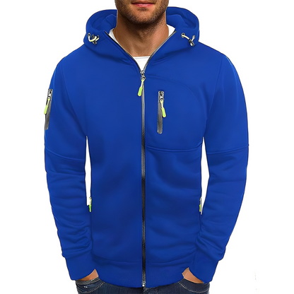 Miller - Chaqueta con Capucha y Cremallera para Hombres