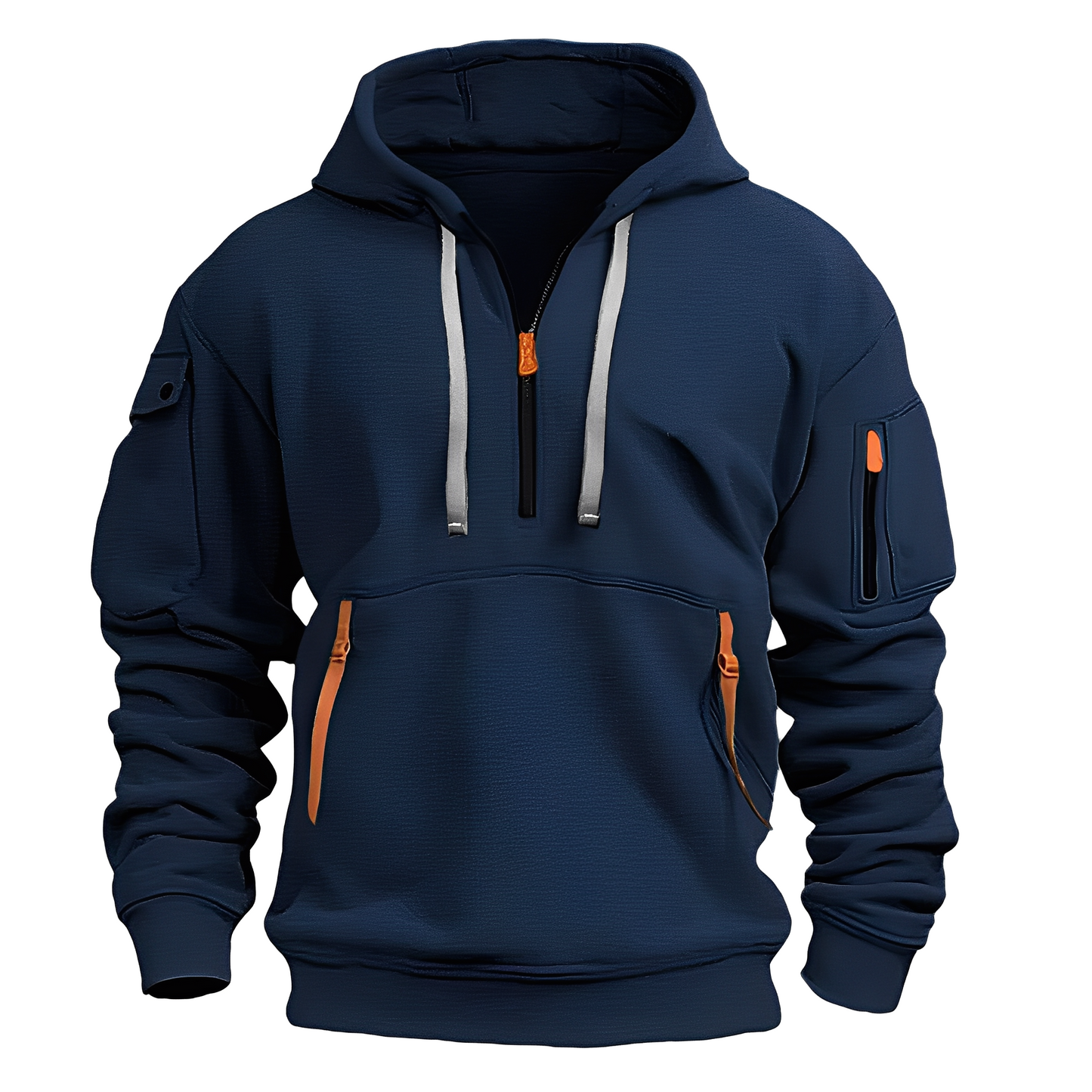 Cornell - Sudadera cómoda con cierre para hombres
