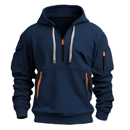 Cornell - Sudadera cómoda con cierre para hombres