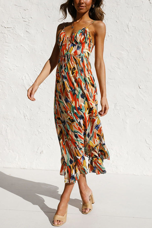 Caridad – Vestido Midi de Colores