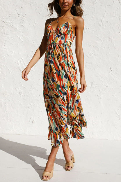 Caridad – Vestido Midi de Colores
